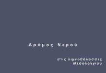 Ο δρόμος του νερού στις λιμνοθάλασσες Μεσολογγίου
