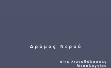 Ο δρόμος του νερού στις λιμνοθάλασσες Μεσολογγίου